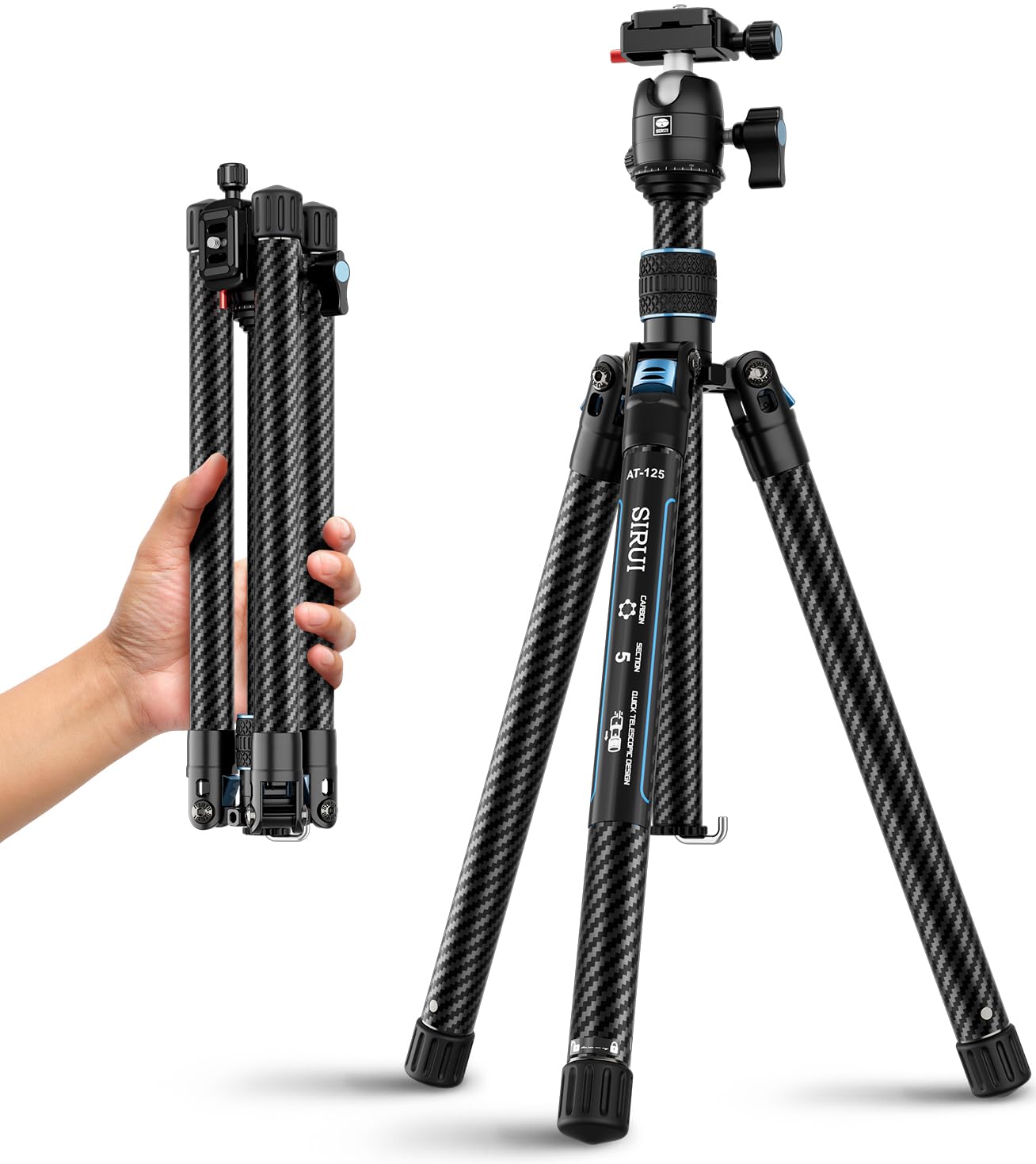 Amazon.co.jp: SIRUI Carbon Fiber Tripod with B-00K Panoramic Head