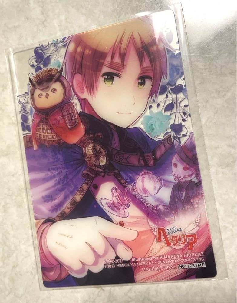 Amazon.co.jp: ヘタリア キャラソン CD特典 クリアカード イギリス 日