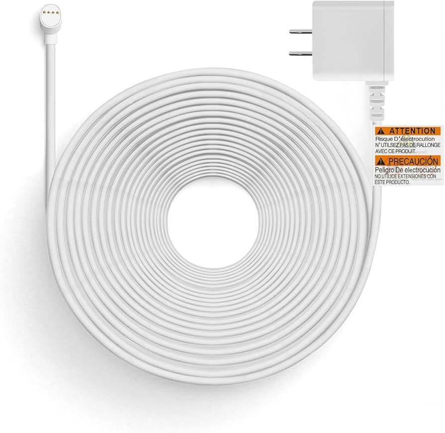 Amazon.com: Power Charging Cable Compatible with Google Nest Cam