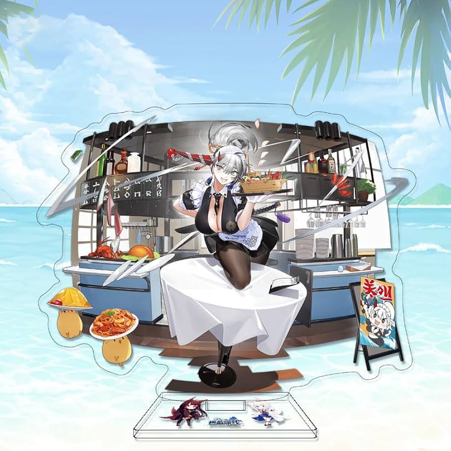 アズールレーン 引掛けアクリルスティック 艦船との一杯 7周年 セット