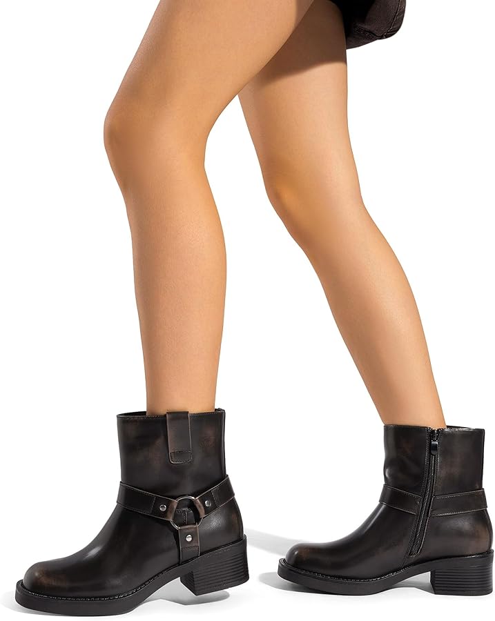 Amazon.com | DREAM PAIRS Women's Ankle Booties Side Zipper