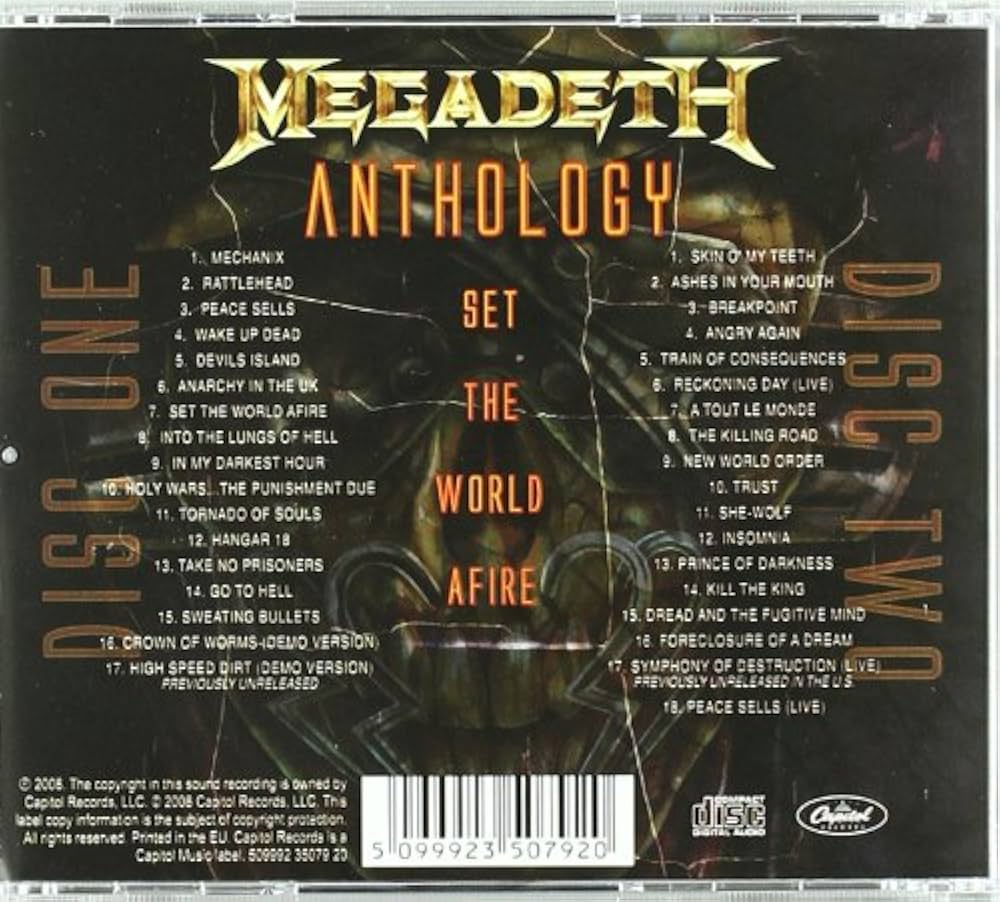 MEGADETH - Anthology: Set The World A Fire - Amazon.com Music