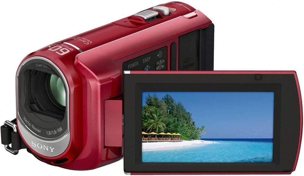 Amazon.com : Sony DCR-SX41 Flash Camcorder w/60x Optical Zoom (Red