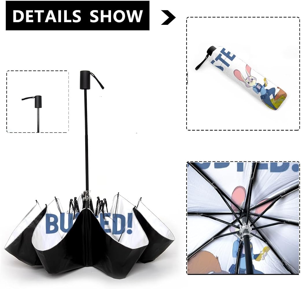 Amazon | ズートピア ニック・ワイルド 折りたたみ傘 ワンタッチ 自動