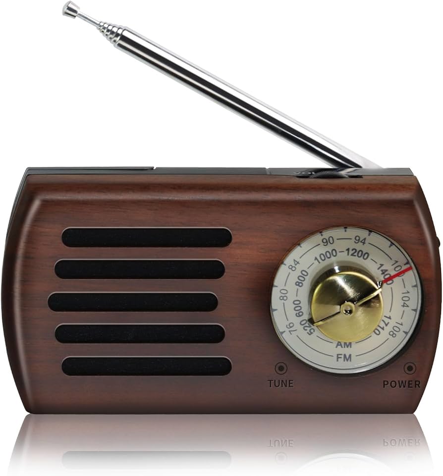 Amazon.co.jp: 携帯ラジオ レトロ ラジオ 小型 電池式 ポータブル