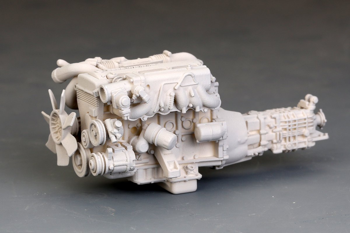 Amazon | Hobby Design 1/24 トヨタ 2JZ エンジン キット HD03-0497