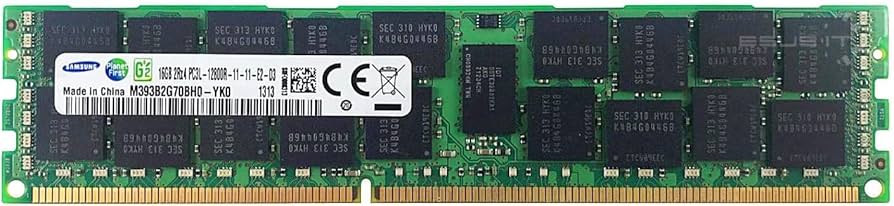 Samsung 16Gb 2Rx4 Pc3L-12800R Ddr3-1600Mhz Ecc Registered Sdram at
