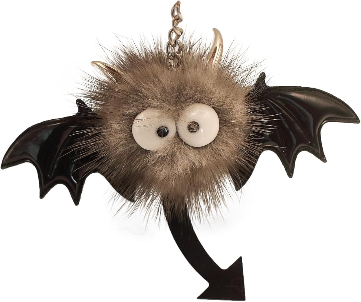 Amazon.co.jp: Fosrion 豪華なウォーターミンクファー コウモリ