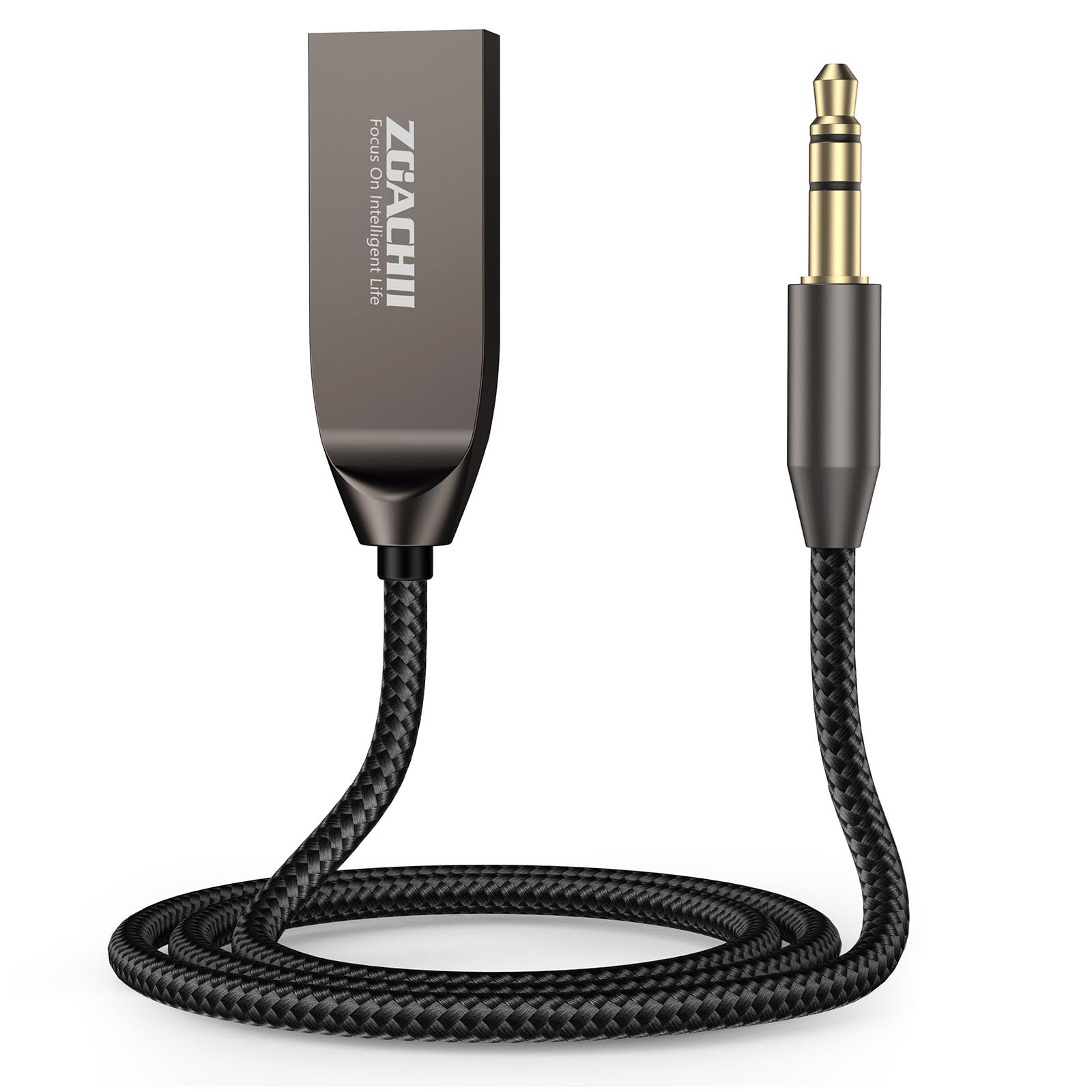 Amazon.com: ZOACHII Bluetooth 5.4 Car Aux Adapter, Handsfree Calls