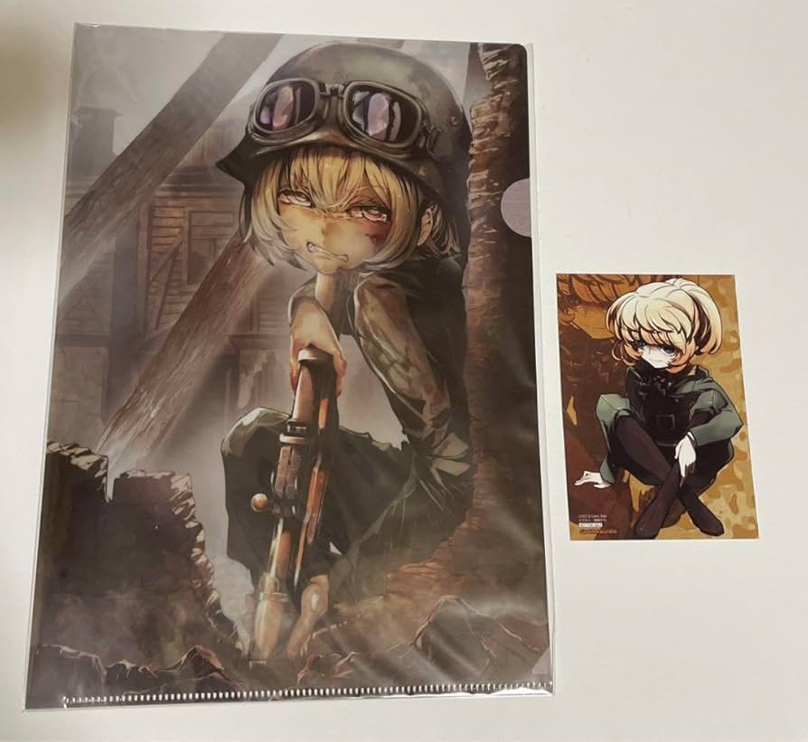 Amazon.co.jp: 幼女戦記 特典 クリアファイル イラストカード セット
