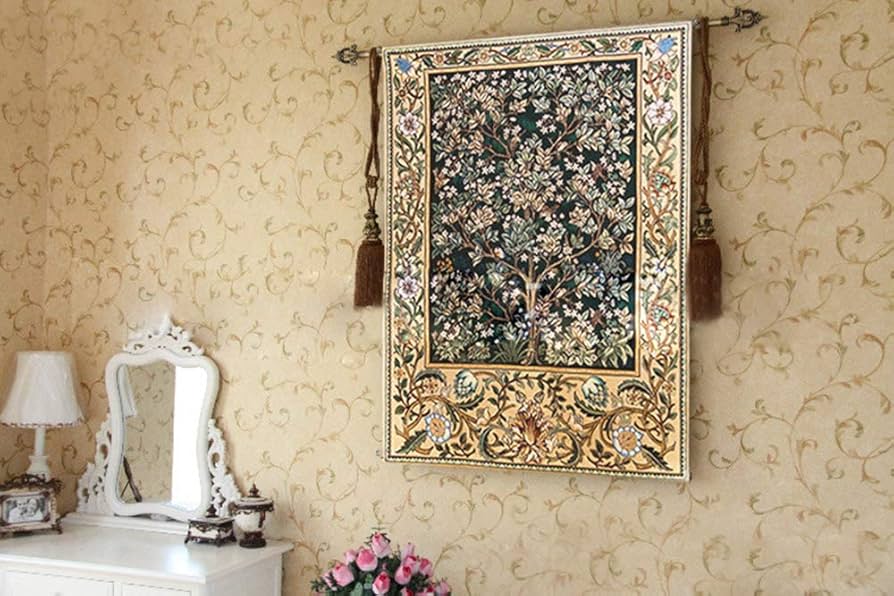 Amazon.co.jp: LB 壁掛けタペストリー オシャレ ジャカード織り