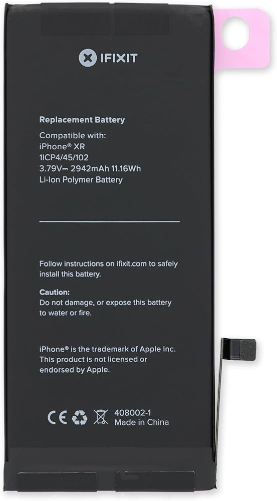 Amazon.com: iFixit Battery Compatible with iPhone XR : Cell Phones