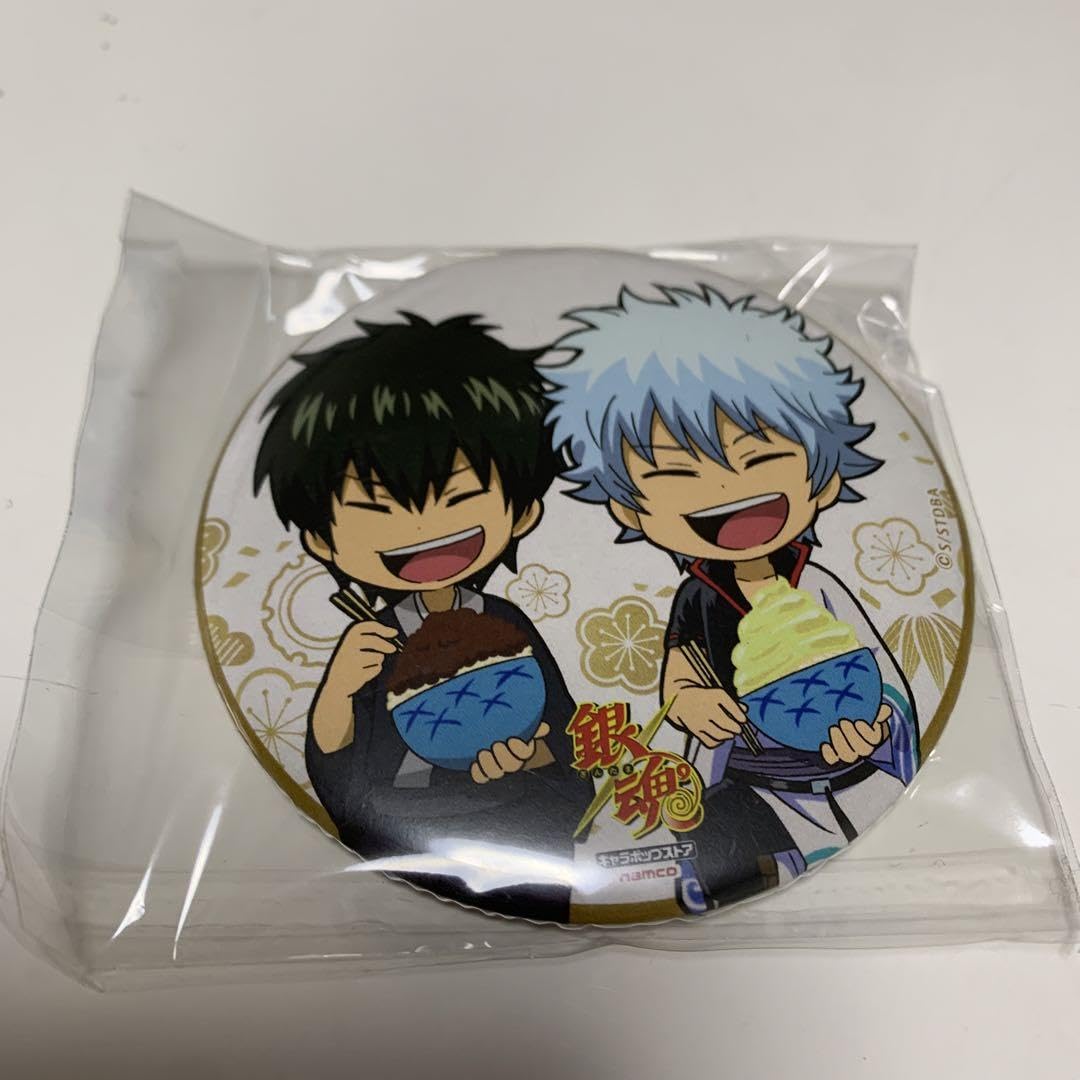 銀魂 購入特典 入れ替り篇 土方 銀時 缶バッジ not for sale品 銀魂 購入