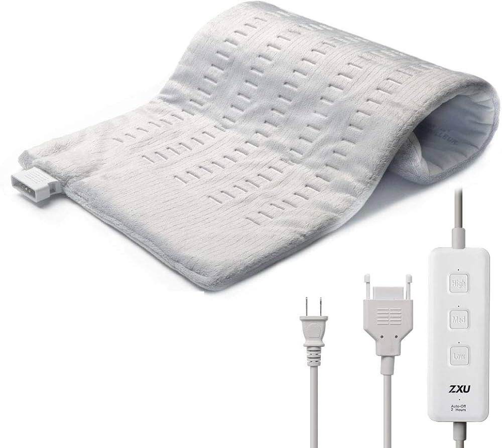 Amazon.com: ZXU Heating Pad for Back Pain and Cramps Relief, 12” x