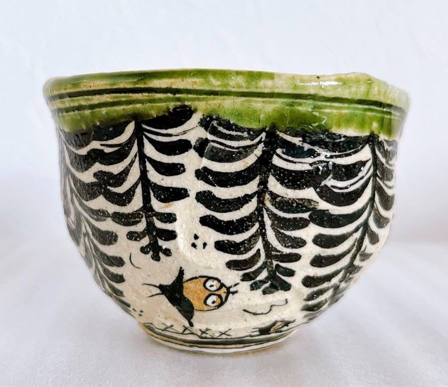 池田省吾 織部ぐい呑 フグ 池田省吾 織部ぐい呑 フグ