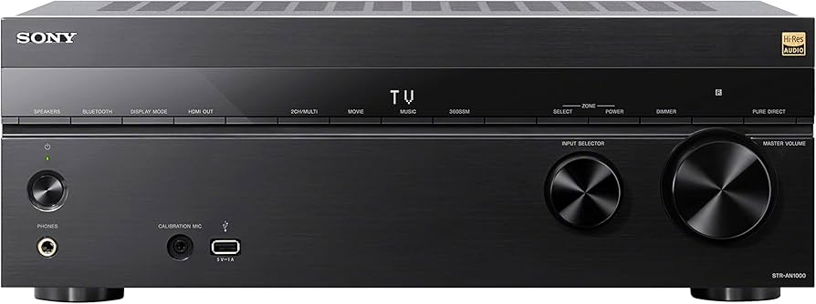 Sony STR-AN1000 7.2-ch Surround Sound Home Theatre 8K A/V Receiver