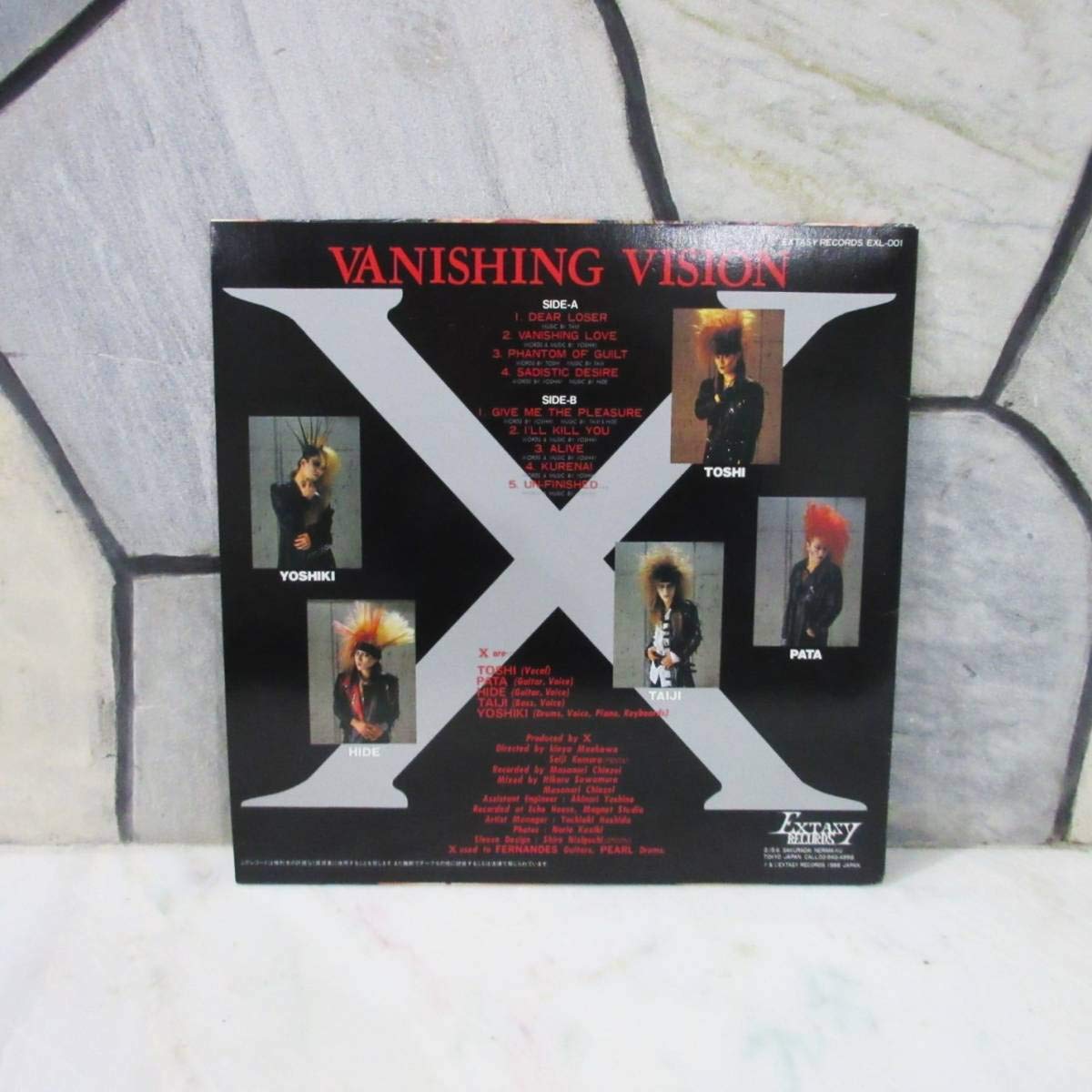 Amazon.co.jp: 激!!エックスX JAPANYOSHIKIX VANISHING VISION LP