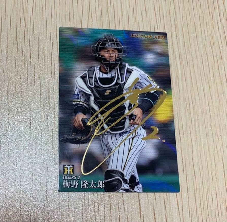 Amazon.co.jp: 阪神タイガーズ 梅野隆太郎 プロ野球 チップス 金箔