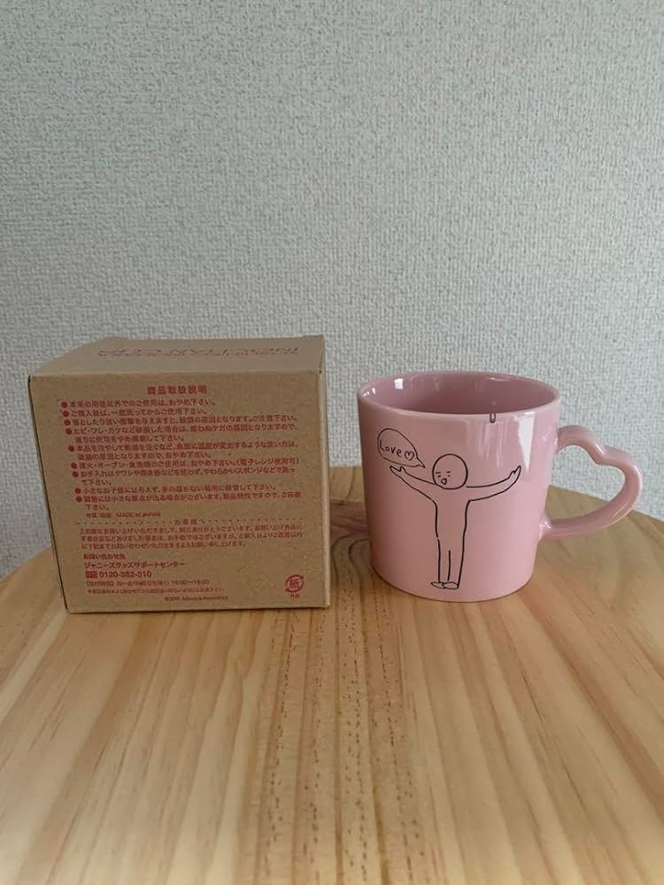 Amazon.co.jp: いのちゃんまん マグカップ 井ノ原快彦 ピンク : ホーム