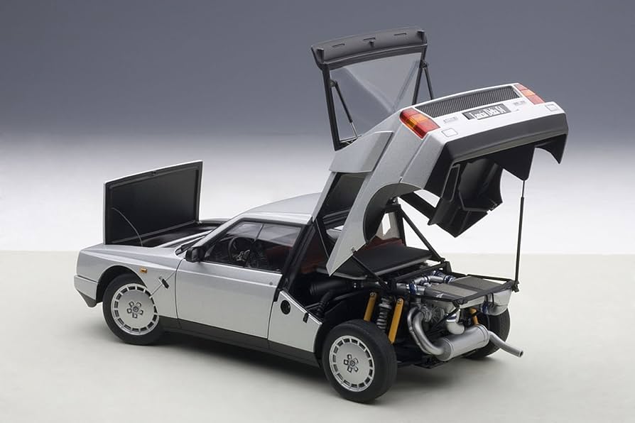 Amazon.com: Lancia Delta S4 Grey 1/18 Scale Diecast Car by Autoart