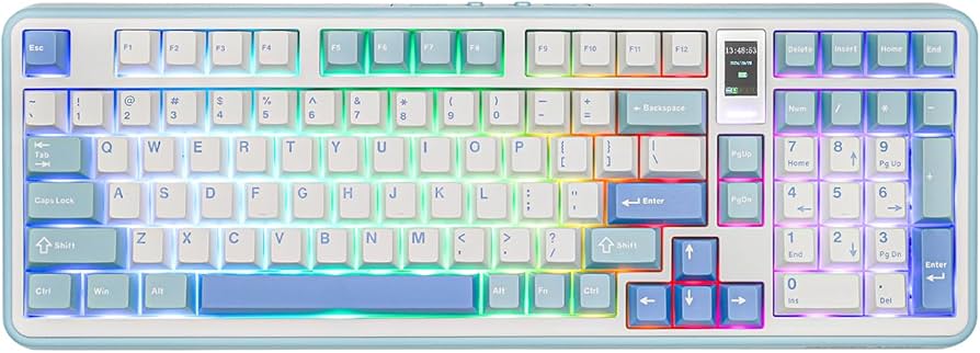 Amazon.com: MechLands Vibe99 Wireless Gaming Keyboard with 1.06