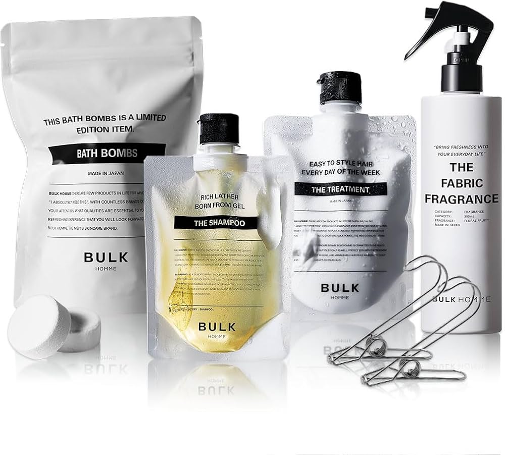 Amazon | バルクオム シャンプー＆トリートメント (ヘアケア5点セット