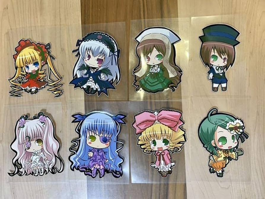 ローゼンメイデン メタルアートしおり イメージサシェ 蒔絵シール