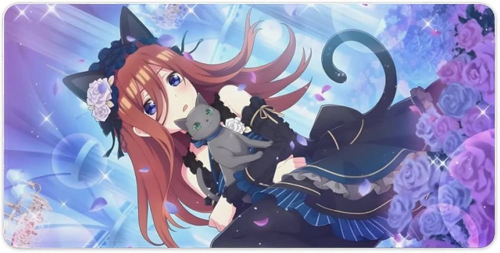 Amazon.co.jp: 五等分の花嫁 中野三玖 ゲーミングマウスパッド 大型