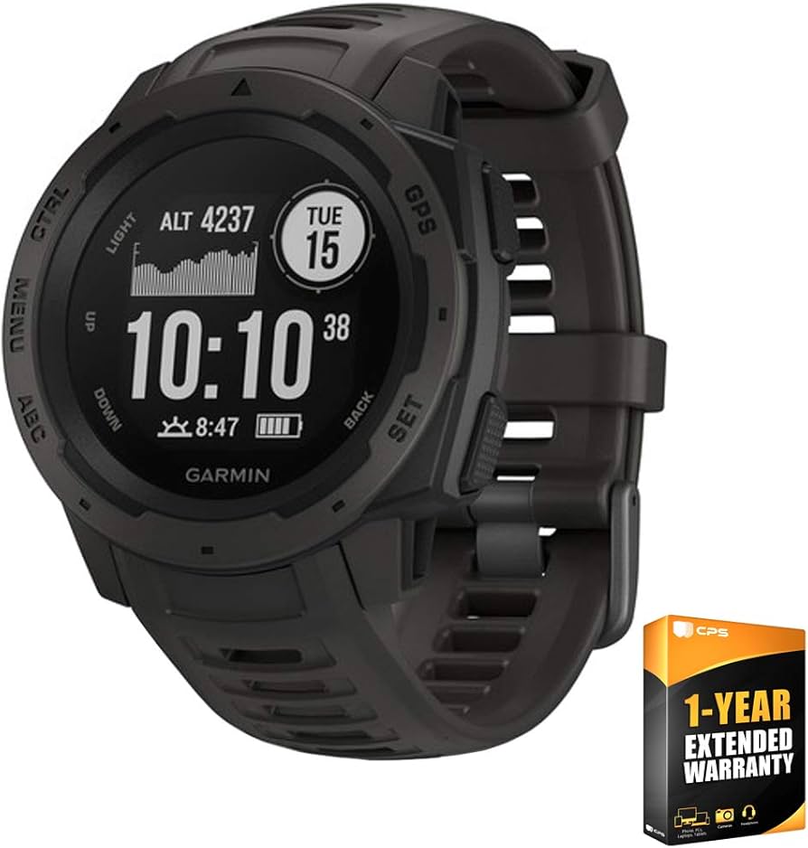 Amazon.com: Garmin Instinct, Rugged Outdoor Watch with GPS