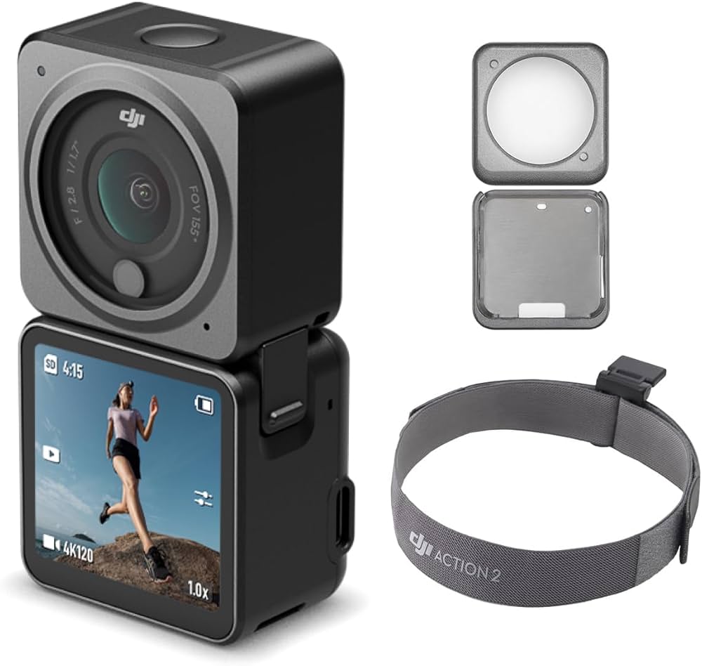 Amazon | DJI Action 2 Dual Screenコンボ(128GB) アクションカメラ