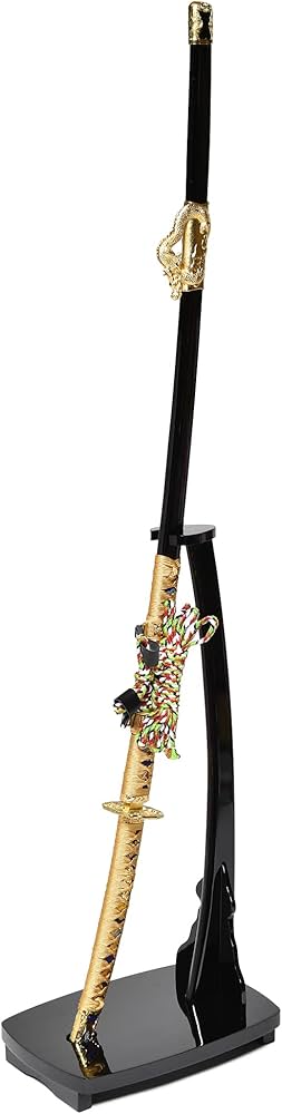 Amazon | 【模造刀】【陣太刀】竜陣太刀/縦掛セット【五月人形】【大小