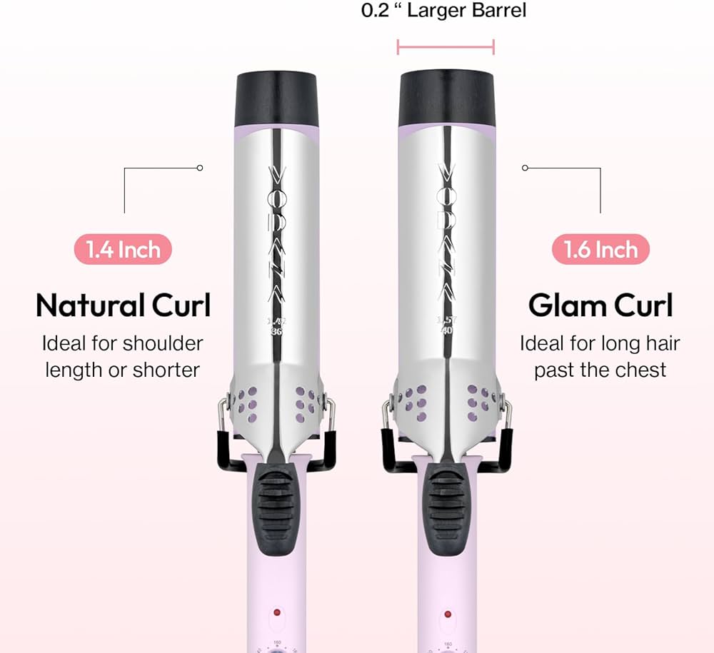 Amazon.com: VODANA Professional GlamWave Ceramic Curling Iron