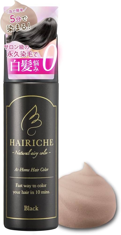 Amazon | ヘアリシェ ナチュラルエアリーカラー (ブラック 1本) [男女