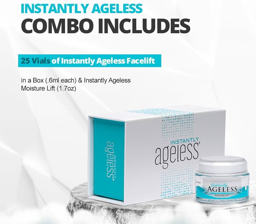 Amazon.com: Instantly Ageless Skin Care Duo Lift Bundle – 25 Vials