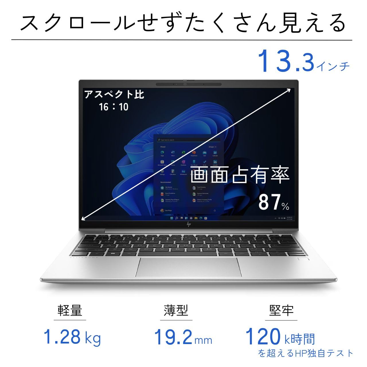 Amazon.co.jp: HP ノートPC EliteBook 830 G9 83T64PA#ABJ (13.3型