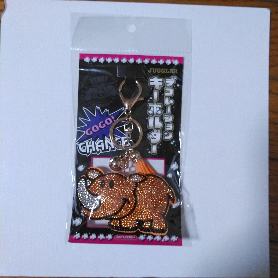 Amazon.co.jp: ジャグラー キーホルダー ツノっち サイ キラキラ