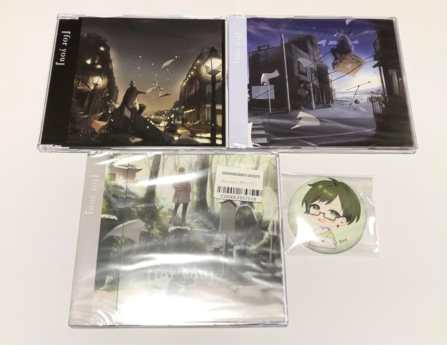 Amazon.co.jp: for you 声だけでグッ 冬コミ 歌い手 CD Bee 缶バッジ