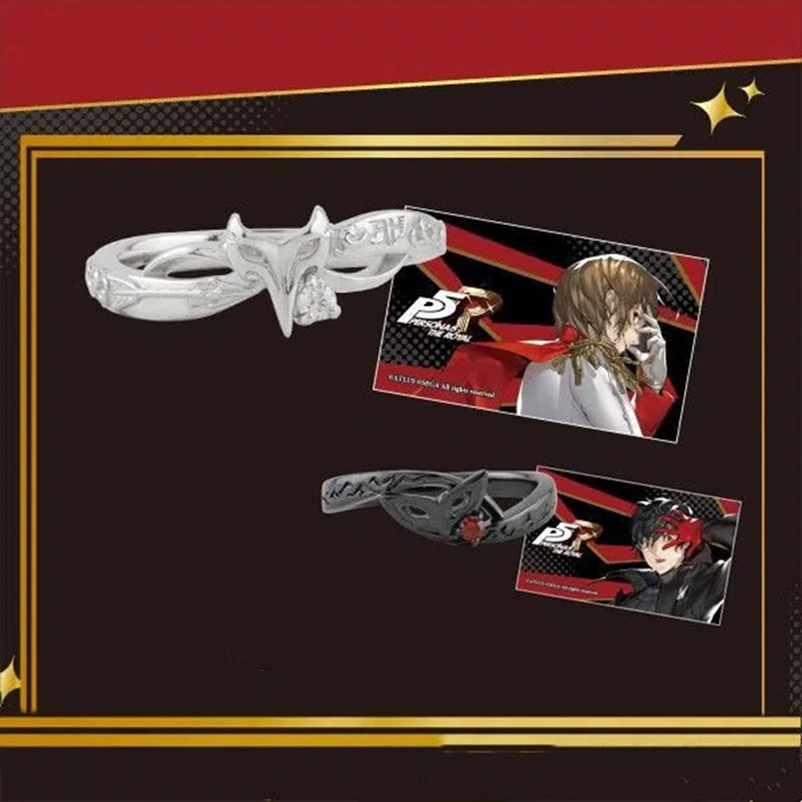 Amazon.co.jp: ペルソナ5 指輪 カップル ジョーカー 明智吾郎 リング