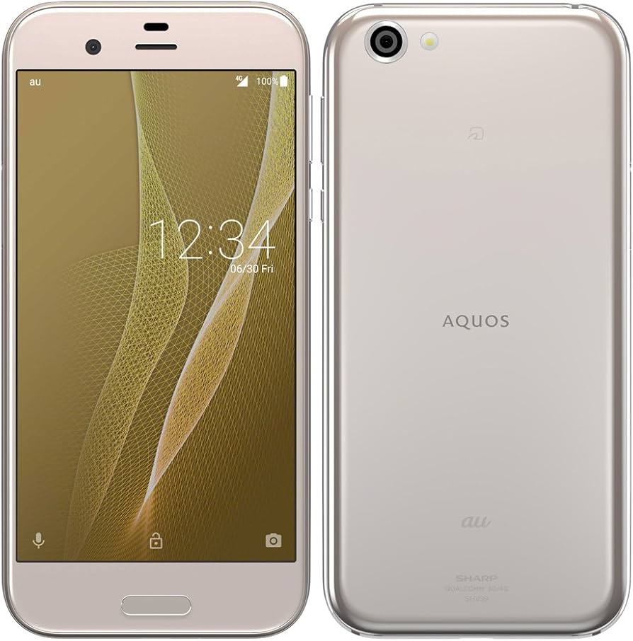 Amazon | SHARP(シャープ) AQUOS R 64GB ライトゴールド SHV39 au