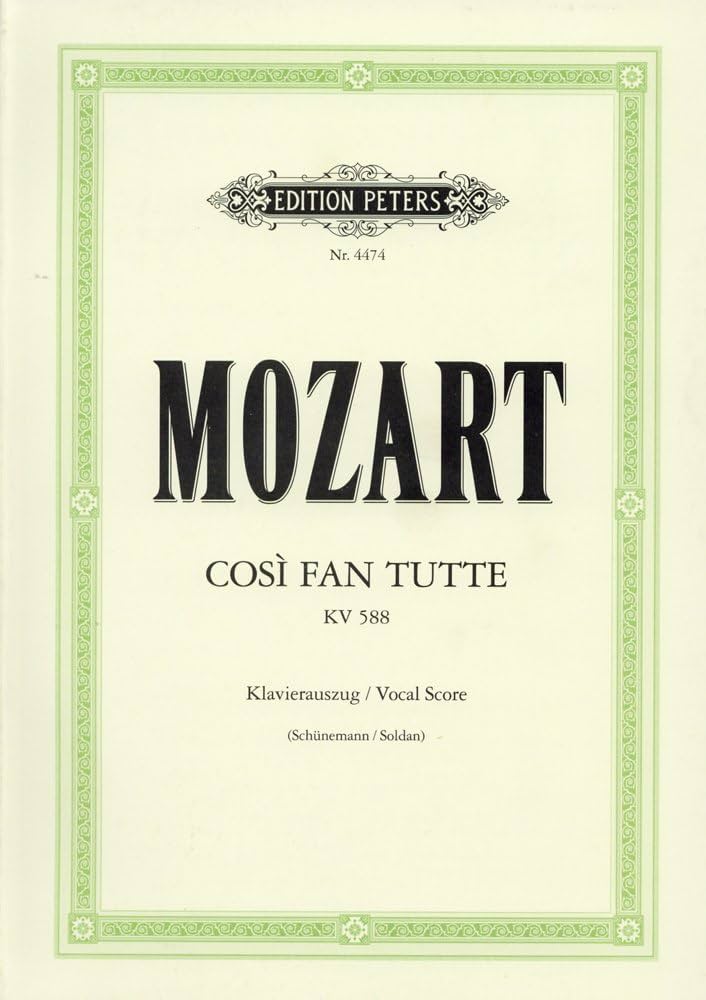 Amazon.co.jp: モーツァルト : オペラ「コシ・ファン・トゥッテ」 KV