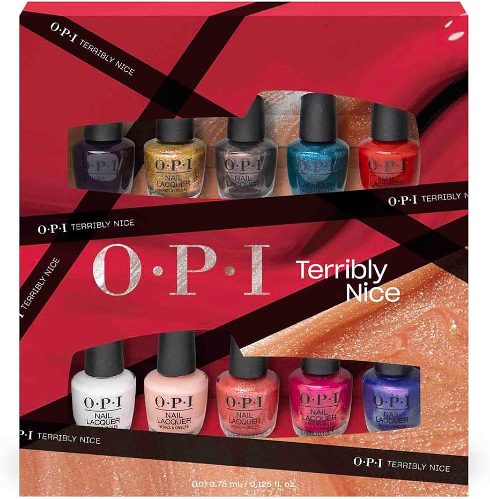 Amazon.com: OPI Nail Lacquer, 10pc Mini Pack of Iconic Shades Gift