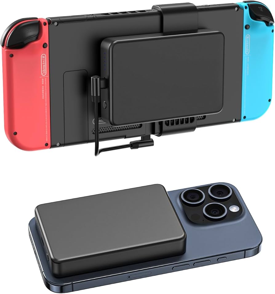 Amazon | Antank Switch用モバイルバッテリー 軽量 小型 Magsafe対応