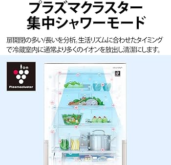 Amazon.co.jp: シャープ SHARP プラズマクラスター 冷蔵庫 どっちも