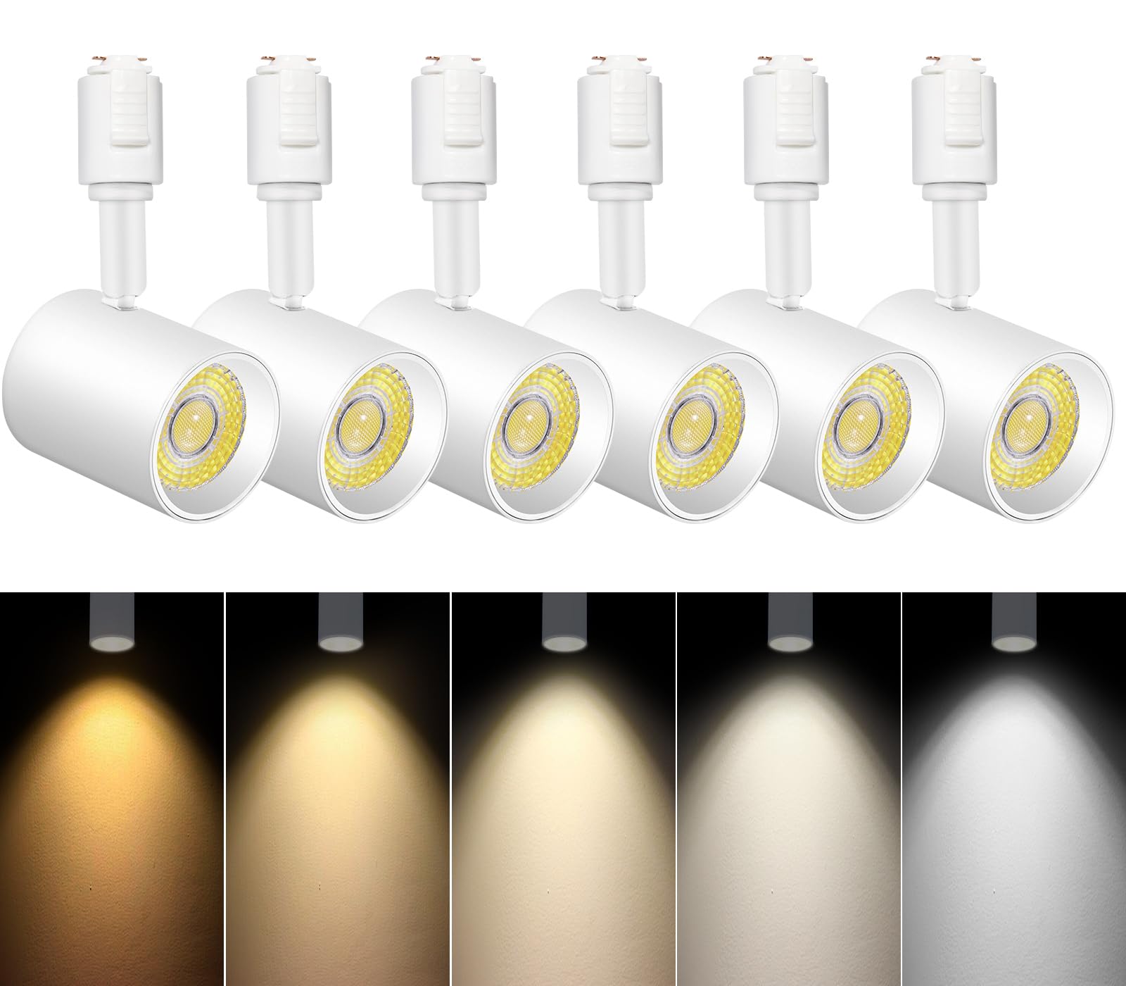 Amazon.co.jp : TuyuBEE 5色調節 ダクトレール スポットライト, LED一