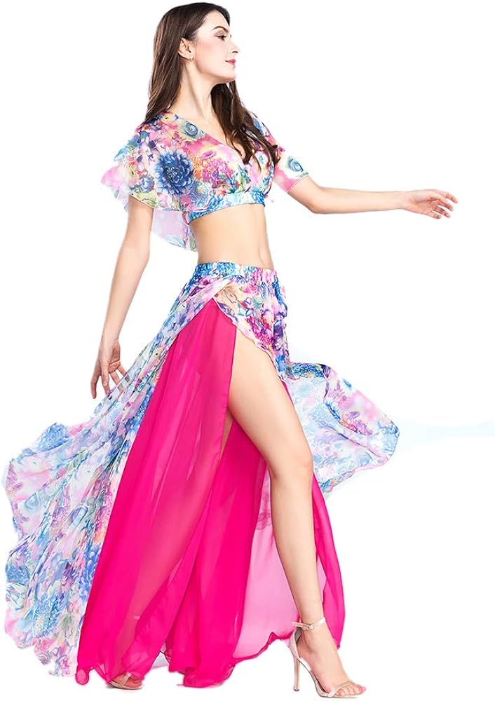 Amazon.com: ROYAL SMEELA Belly Dance Costume Set for Women, One