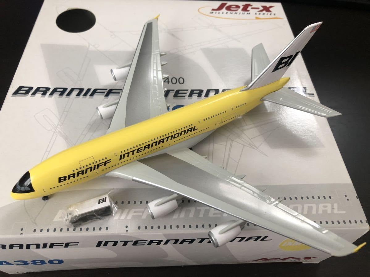 航空機・ヘリコプター Jet-X 1/400 JXM126 A380 BRANIFF Jet-X 1/400