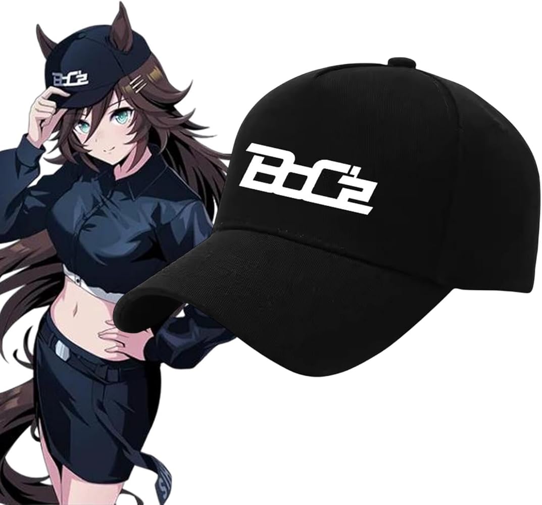 Amazon.co.jp: ウマ娘 BoC'z 帽子 野球帽 ブラック ライスシャワー