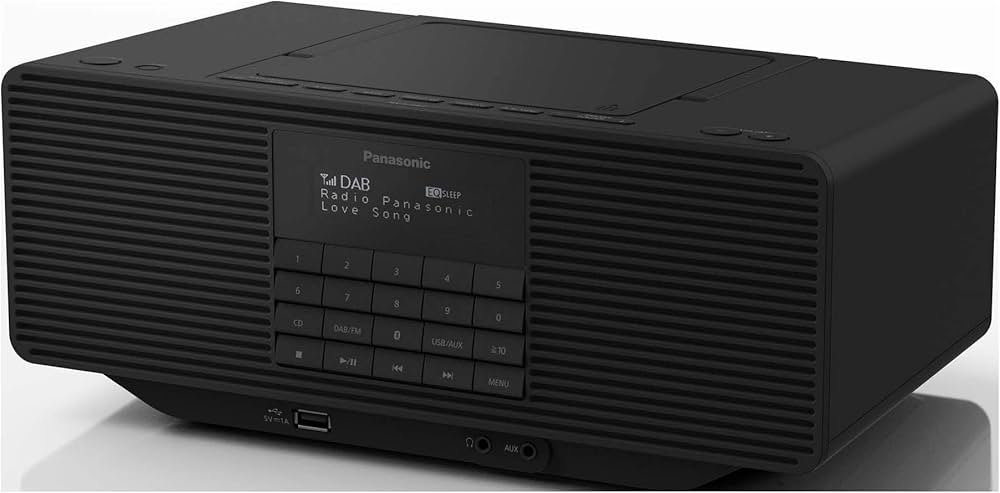 Panasonic RX-D70BTEG-K Digitalradio mit CD (DAB+, Stereo Klang