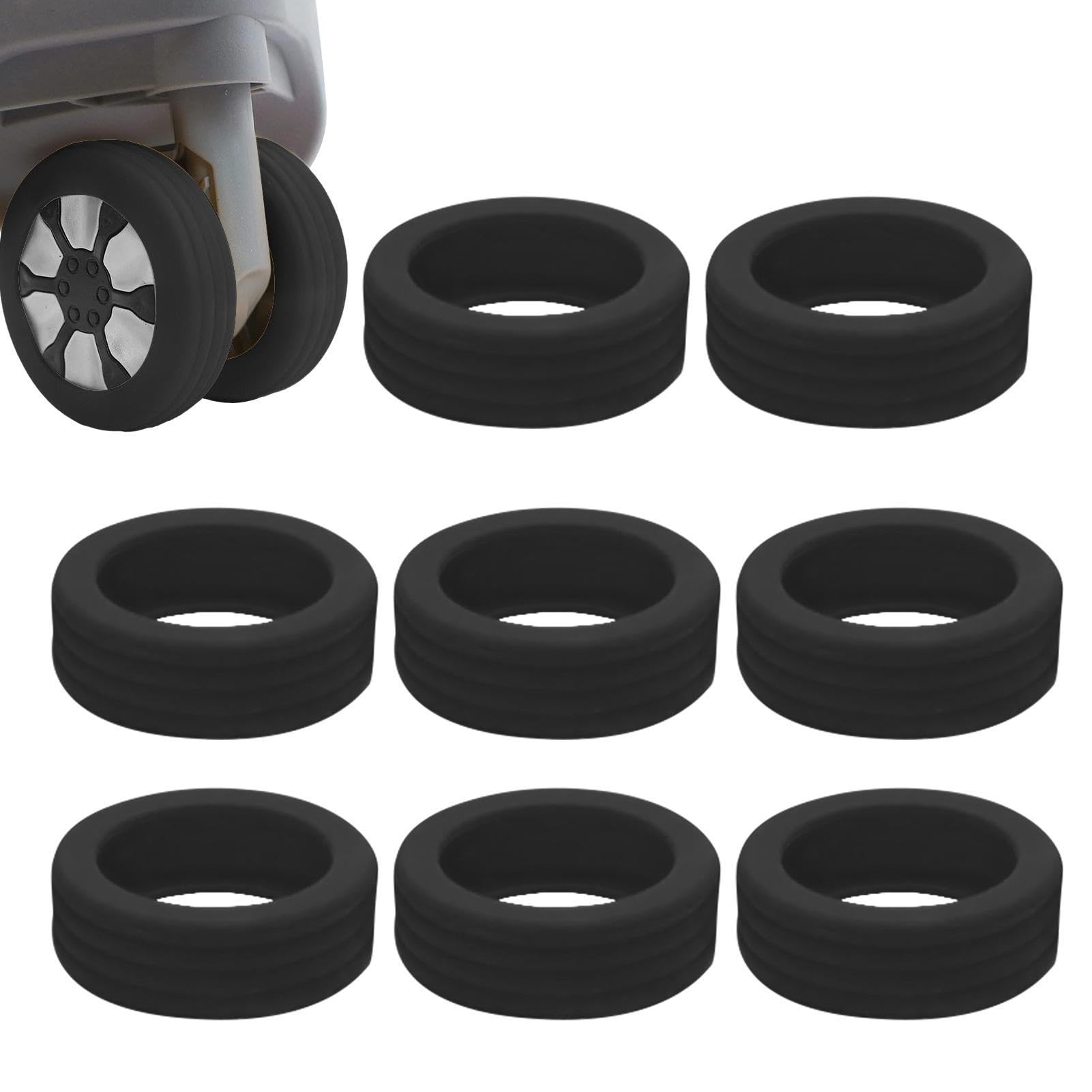 Amazon.co.jp: 荷物用ホイールカバー スーツケース タイヤカバー 8個