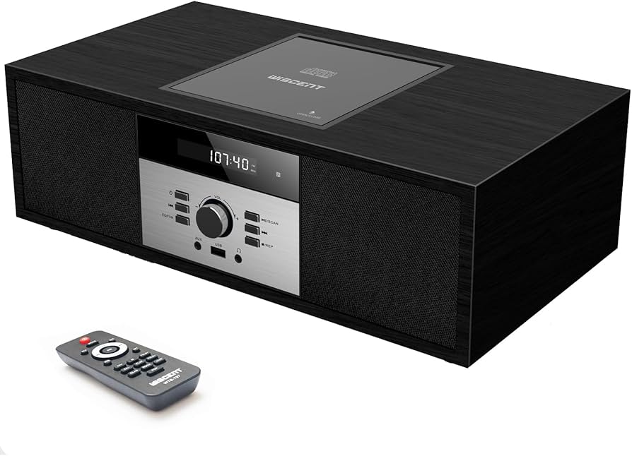 Amazon.co.jp: CDプレーヤー レトロ/Bluetooth/FMステレオ/USB MP3再生